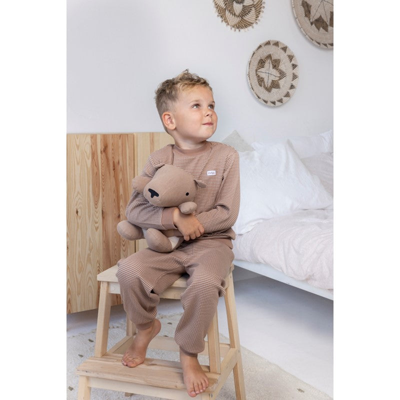 Feetje - Wafelpyjama - Bruin