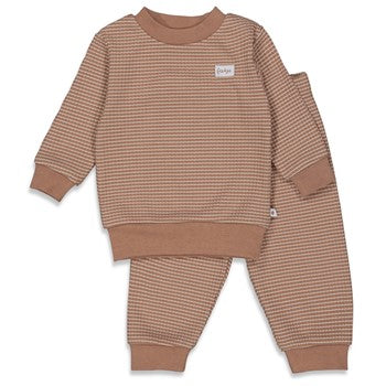 Feetje - Wafelpyjama - Bruin