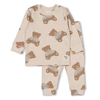 Feetje - Teddy Bear - Offwhite Melange