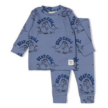 Feetje - Willy Walrus - Blauw