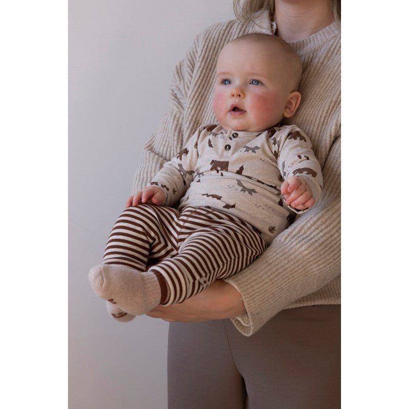 Feetje - Wild World - Broek streep - Bruin