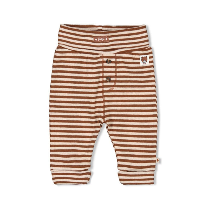 Feetje - Wild World - Broek streep - Bruin