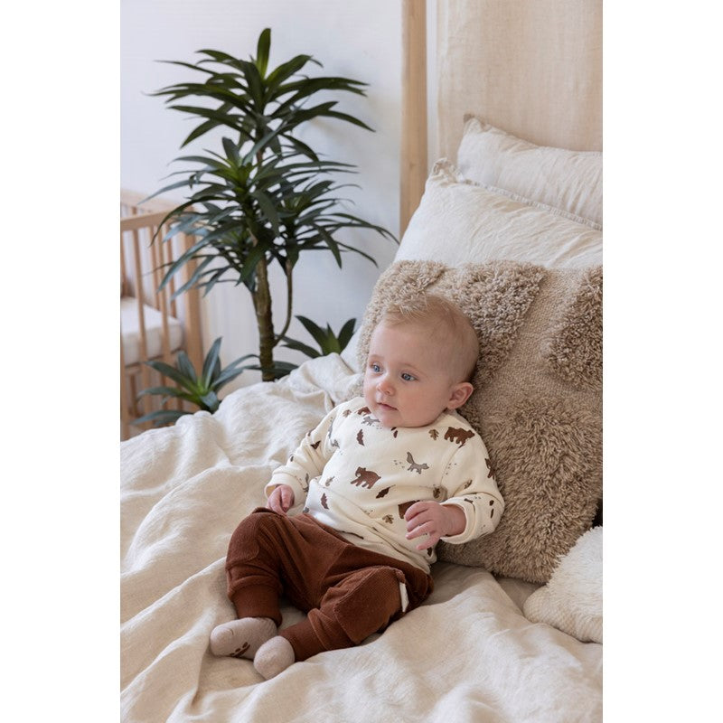 Feetje - Wild World - Broek velours RIB - Bruin