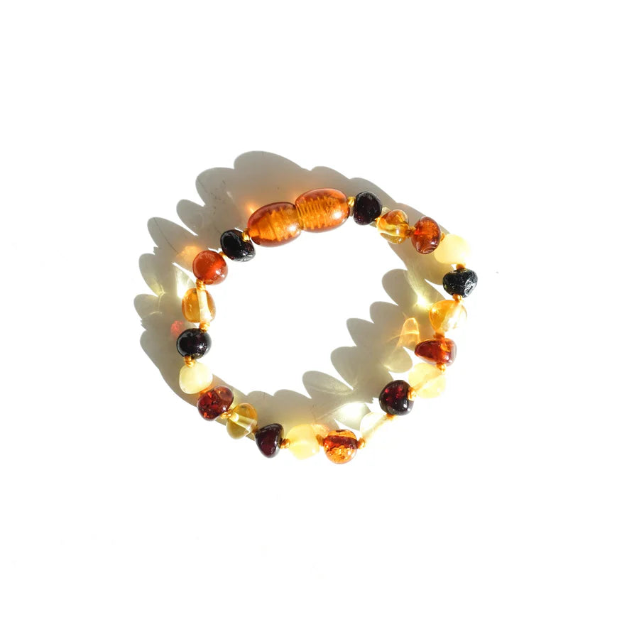 Baltic Natural Amber – Baby Armband / Enkelbandje (Mix)
