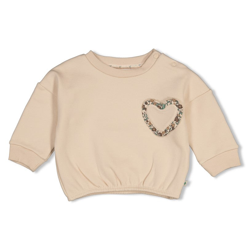 Feetje Lucky Bloombird - Trui Offwhite