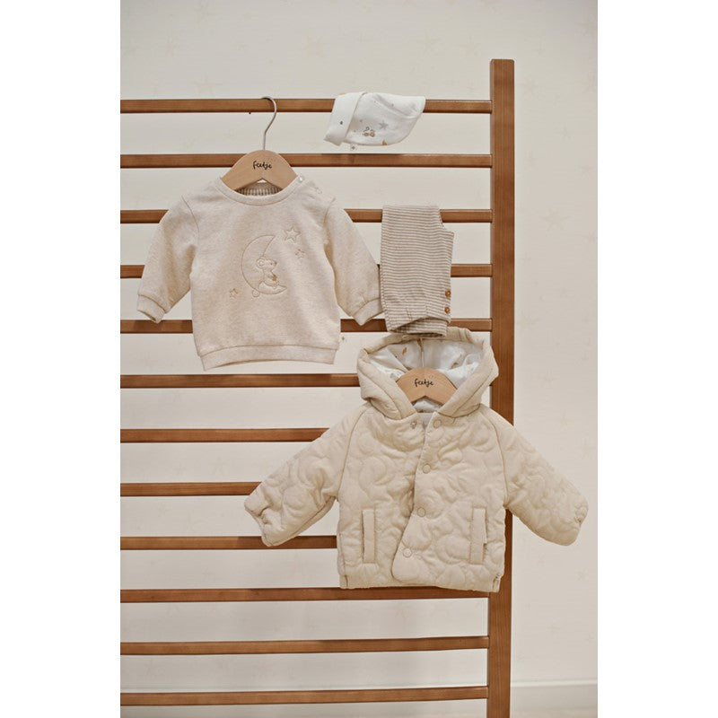 Feetje Over the Moon for You - Trui Offwhite Melange