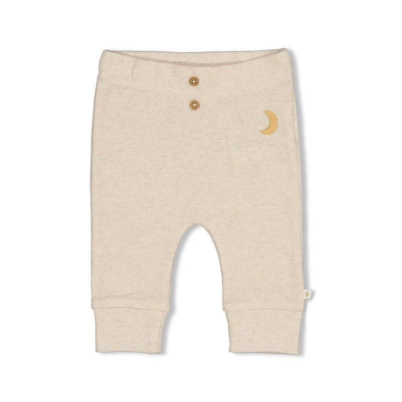 Feetje Over the Moon for You - Broek rib Offwhite Melange