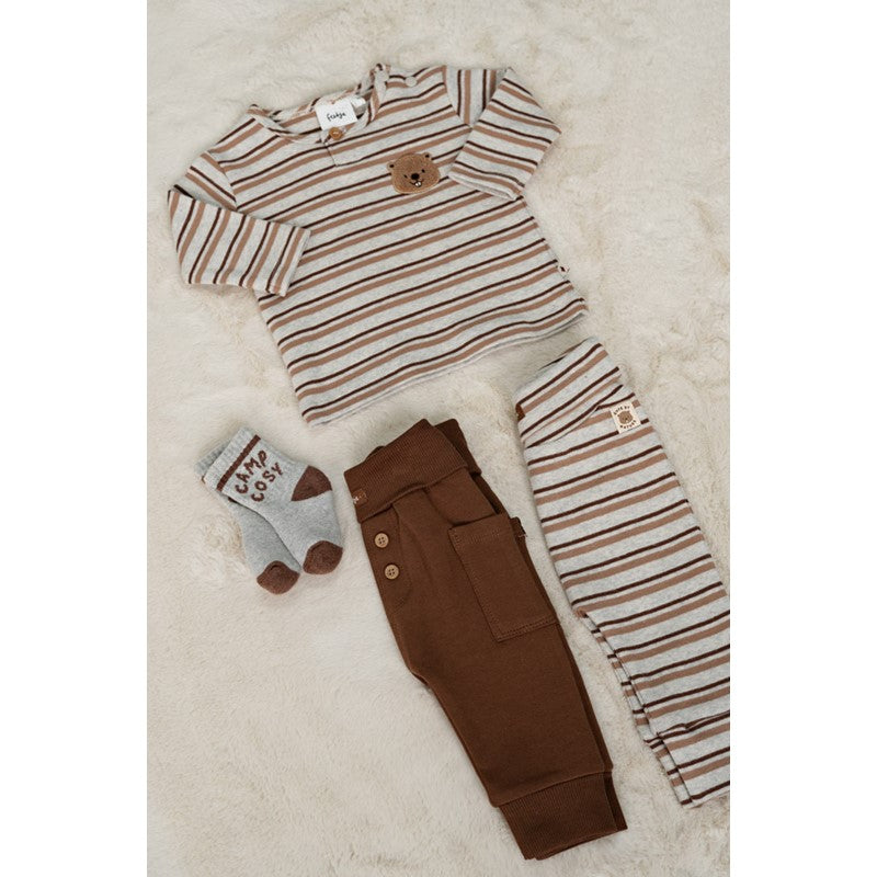 Feetje Tiny Timber Tales - Broek Bruin