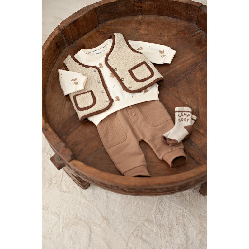 Feetje Tiny Timber Tales - Broek Camel