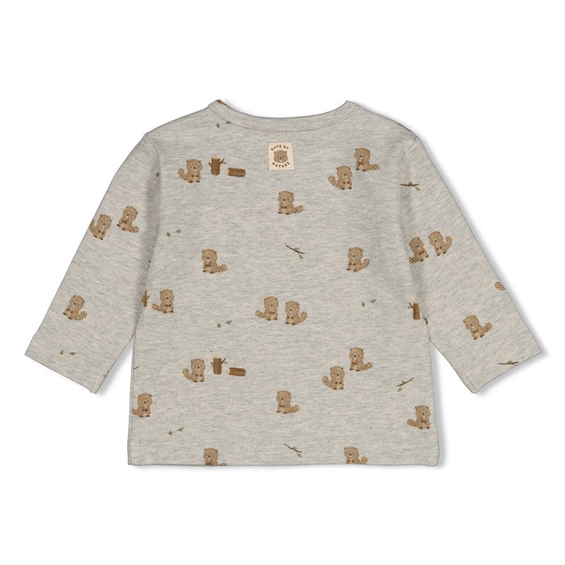 Feetje Tiny Timber Tales - Longsleeve Grey Melange