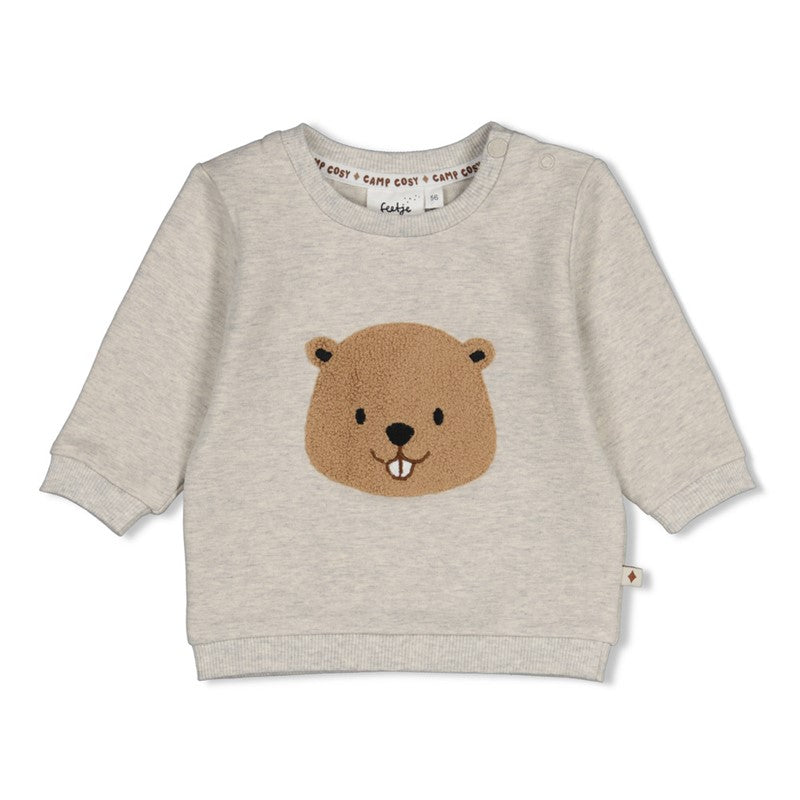 Feetje Tiny Timber Tales - Trui Grey Melange