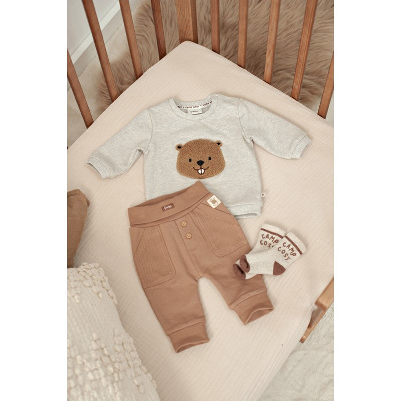 Feetje Tiny Timber Tales - Trui Grey Melange