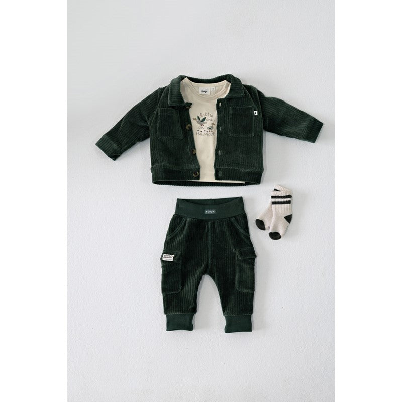 Feetje Wiggle and Waddle - Broek Velvet Groen