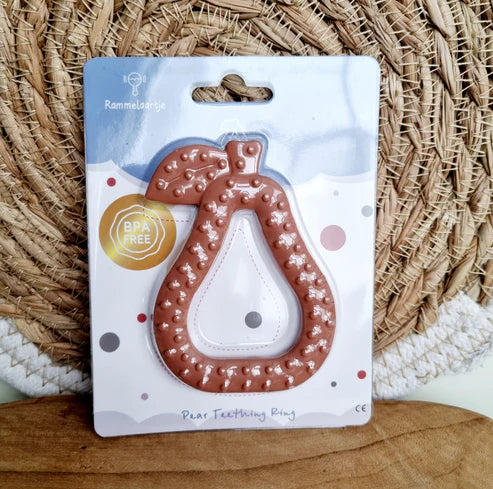 Rammelaartje Teether Pear Roest