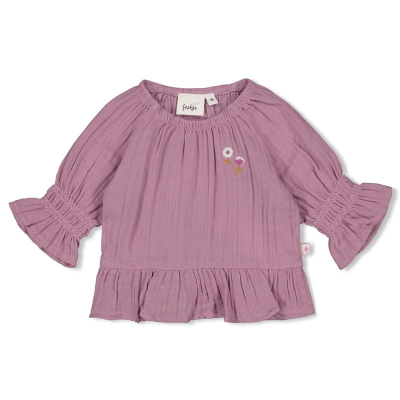 Feetje - Longsleeve ruches mousseline