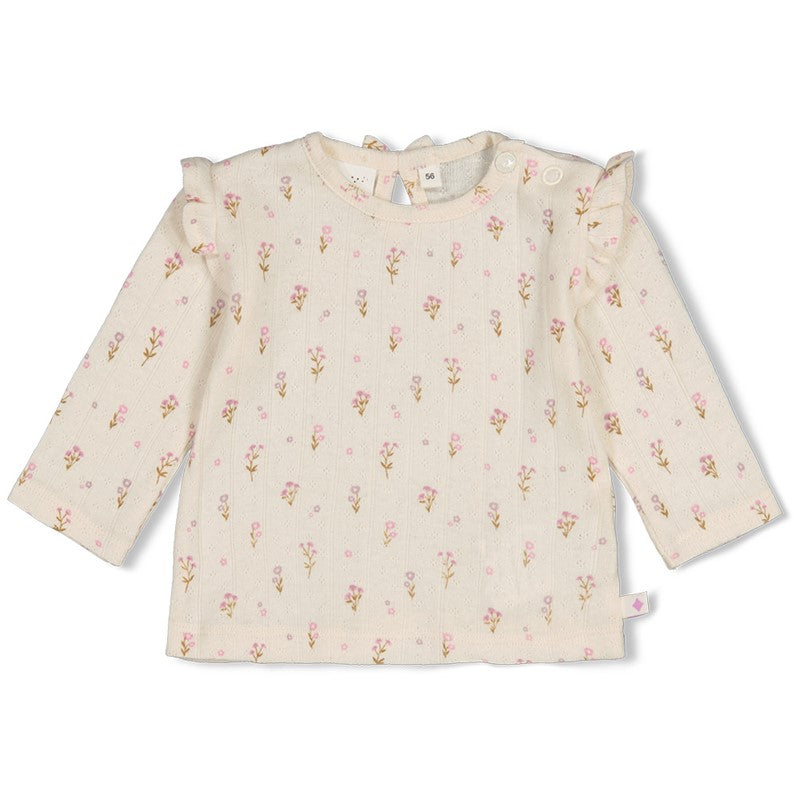 Feetje - Longsleeve pointelle rib AOP