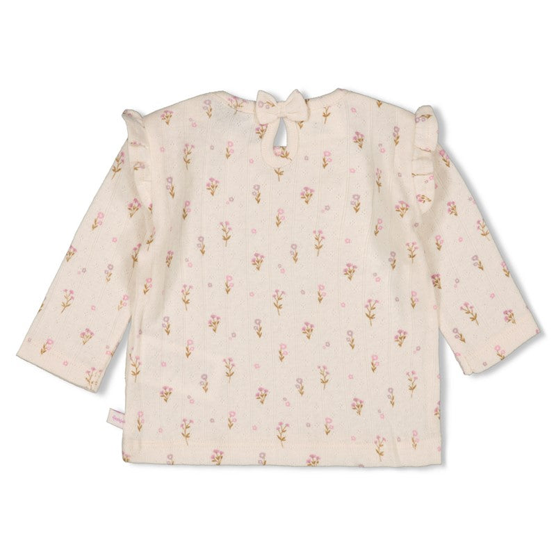 Feetje - Longsleeve pointelle rib AOP