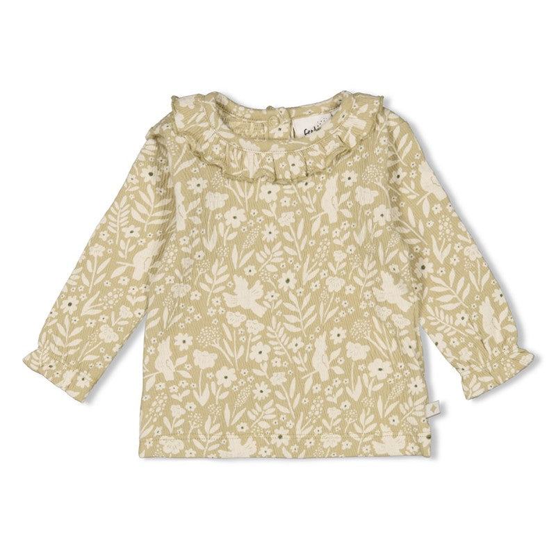 Feetje - Longsleeve crinkle ruches AOP