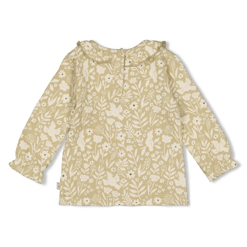 Feetje - Longsleeve crinkle ruches AOP