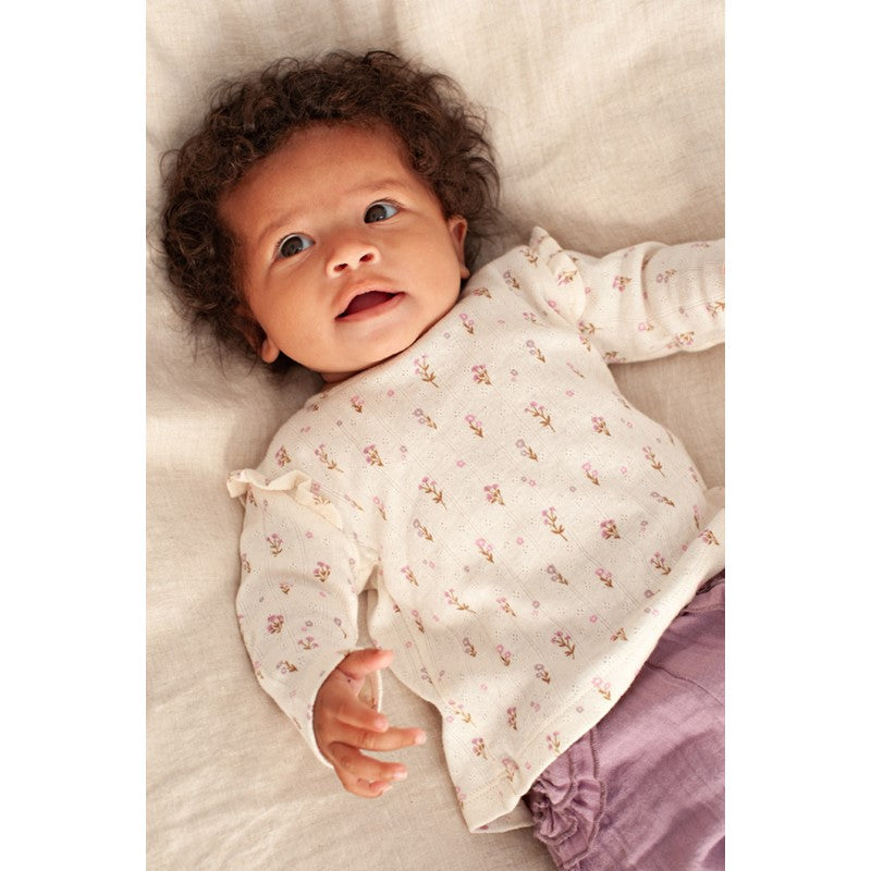Feetje - Longsleeve pointelle rib AOP
