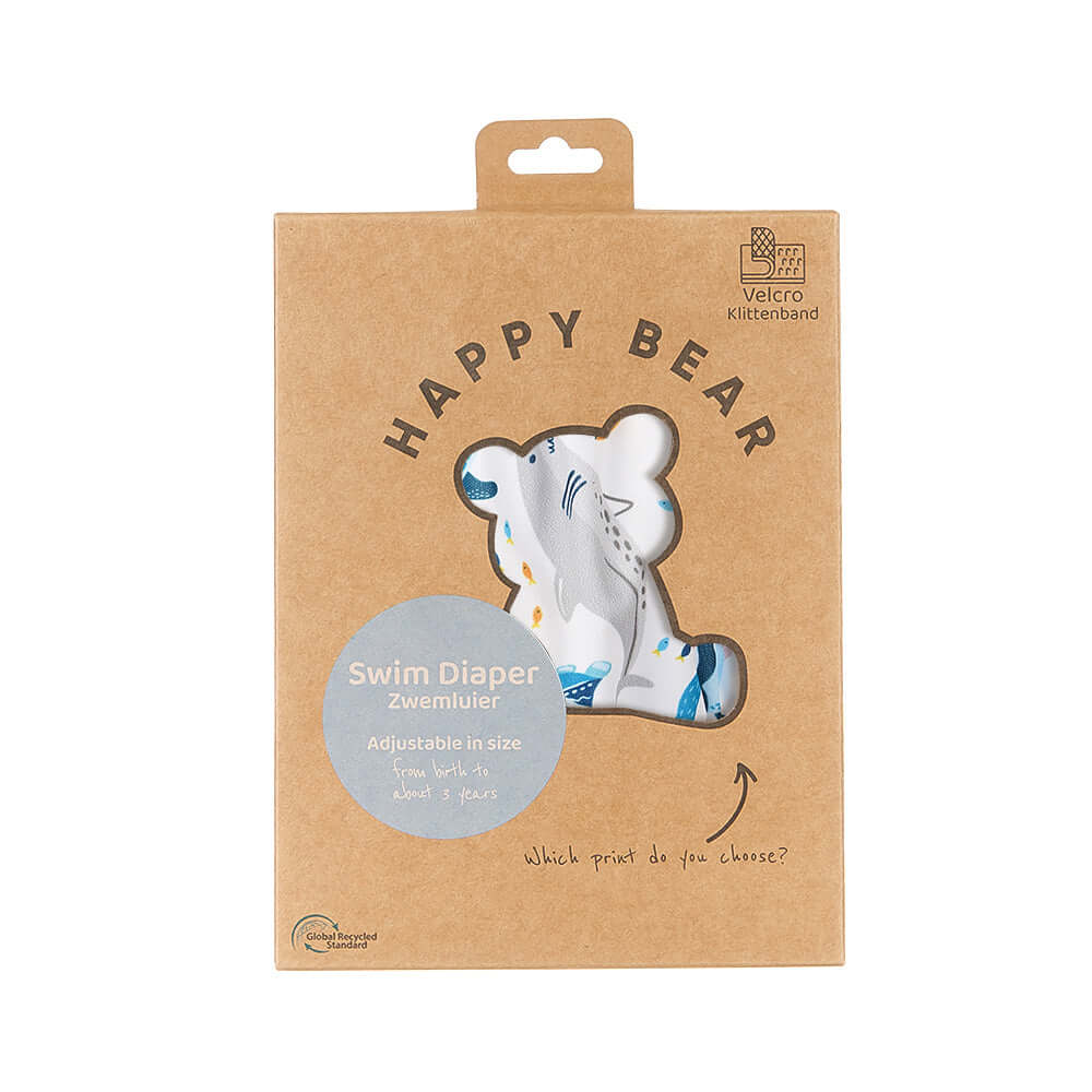HappyBear Wasbare zwemluier Sea Animals