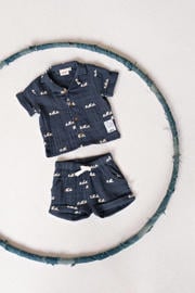 Feetje overhemd Summer Woven marineblauw