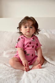 Feetje shortama Lily Ladybug roze/rood