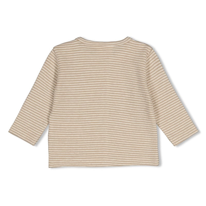 Feetje Over the Moon for You - Longsleeve Taupe