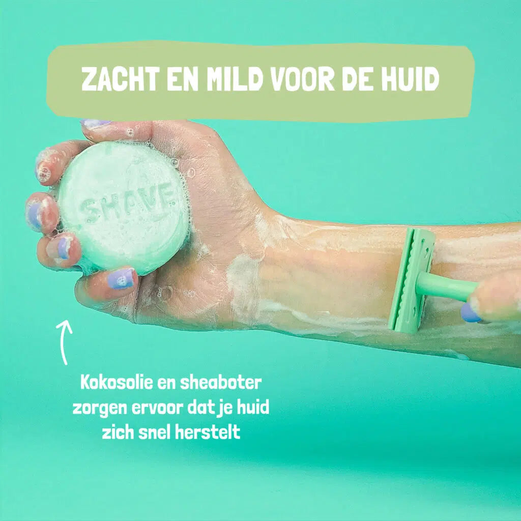 Shaving Bar Aloë Vera en Komkommer