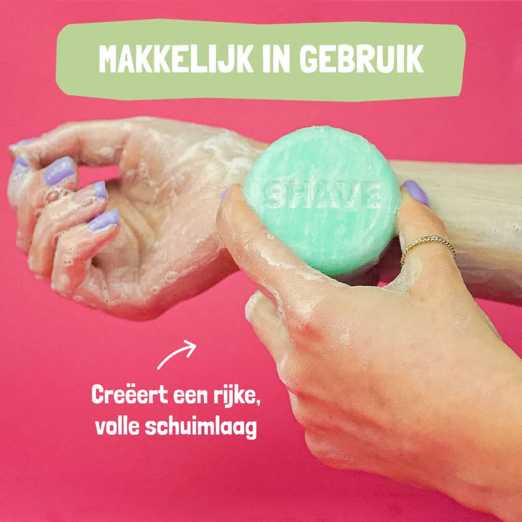 Shaving Bar Aloë Vera en Komkommer
